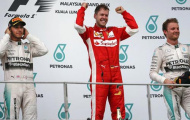 BXH Malaysian GP: Vettel 'nâng bước' Ferrari