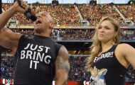 The Rock và Nữ hoàng UFC gây sốt khi cùng thượng đài