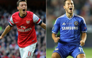 Ozil và Hazard song hành tiền vệ xuất sắc nhất 2015