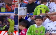 Fan nhí bất ngờ vì được Casillas tặng quà quý