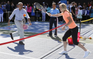 Wozniacki đọ vợt với tổng thống Obama
