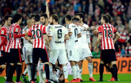 1 thẻ đỏ, 1 bàn việt vị, Valencia bị ép quá rõ trong trận Bilbao