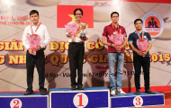 Giải cờ tướng hạng nhất 2015: Lão tướng Trềnh A Sáng lập kỷ lục vô địch