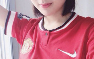 'Hot girl MU' xinh ngất ngây gây 'bão' cộng đồng mạng