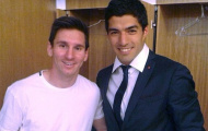 Messi và Suarez mừng Barca chạm mốc 1000 bàn thắng ở châu Âu