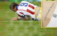 Mandzukic ê mặt vì xăm hình… sai chính tả