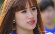 Người đẹp Than Quảng Ninh khoe sắc trên khán đài Long An