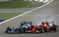 Lewis Hamilton rực sáng dưới bầu trời đêm Bahrain