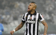 Juventus trước nguy cơ mất Vidal trận gặp Monaco