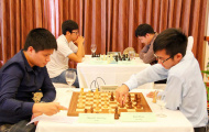 2 kỳ thủ Hà Nội toàn thắng cả 4 ván đầu ở Giải cờ vua quốc gia