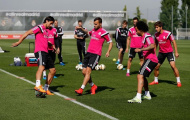 Chùm ảnh: Không tiệc tùng ăn mừng, Real Madrid vội lao vào tập luyện