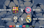 Barca chạm trán Bayern, Real tái ngộ Juventus ở bán kết Champions League
