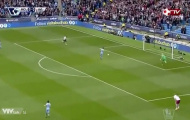 Video: Aguero ghi bàn từ pha chuyền bóng nghiệp dư của thủ môn Guzan