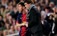 Lionel Messi dâng chiến thắng của Barca đến Tito Vilanova