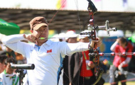 Đội bắn cung Việt Nam thi đấu World Cup bắn cung 2015