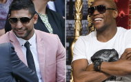 Mayweather so tài với Amir Khan trước khi treo găng