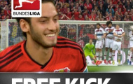 Video: Siêu phẩm sút phạt của Hakan Calhanoglu khiến Neuer 'bó tay'