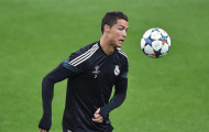 Chùm ảnh: Real Madrid tập luyện đầy căng thẳng trên đất Ý