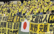 CĐV Kashiwa “quậy” tưng bừng trên sân Gò Đậu