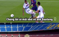 Ảnh chế: Nou Camp 'dựng bia' tưởng nhớ Jerome Boateng