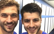 Morata cười tươi rói ăn mừng loại Real