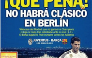 Tờ Sport thân Barca được dịp xỏ xiên Real Madrid