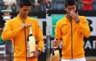 Djokovic gặp sự cố trong lễ đăng quang Rome Masters