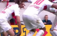 Video: Màn ăn mừng như tinh tinh của các cầu thủ Stuttgart