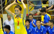 Hoa khôi bóng chuyền Ngọc Diễm nén đau giúp Việt Nam hạ Nhật Bản