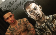 Memphis Depay khoe thân hình xăm trổ hổ báo