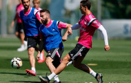Chùm ảnh: Real Madrid tích cực tập luyện cho trận đấu cuối mùa
