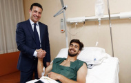 Valencia nhận tin vui, Andre Gomes phẫu thuật thành công