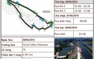 Lịch thi đấu F1: Canada GP 2014