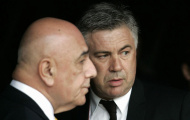 Galliani quyết bám theo Ancelotti đến tận Vancouver