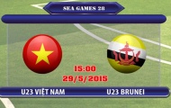 Video trực tiếp bóng đá SEA Games 28: U23 Việt Nam vs U23 Brunei