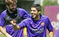 Suarez tập sút liên hoàn, Barca sẵn sàng cho Cúp nhà Vua