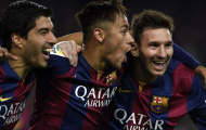 M-N-S sắp phá kỷ lục ghi bàn của Real Madrid