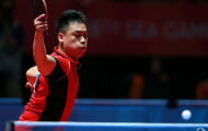 Chùm ảnh: Lê Tiến Đạt bị loại từ 'vòng giữ xe' môn bóng bàn đơn nam