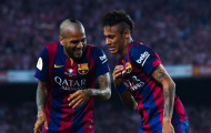Neymar giục chủ tịch Bartomeu giữ chân Dani Alves