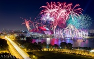 Đại tiệc ánh sáng, pháo hoa tại lễ khai mạc SEA Games 28