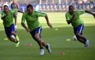 Chùm ảnh: Juventus làm quen với bầu không khí SVĐ Olympiastadion