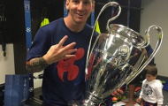 Mải khoe chiến tích, Messi... quên cả con trai
