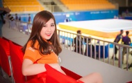 Á hậu Tú Anh xinh tươi đi cổ vũ SEA Games