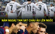 Ảnh chế: Bộ ba Nam Mỹ 'đá bay' tam tấu châu Âu