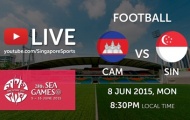 Video trực tiếp bóng đá SEA Games 28: U23 Campuchia vs U23 Singapore