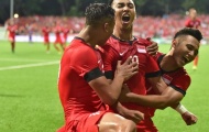 Thắng Campuchia, U23 Singapore vươn lên xếp nhì bảng