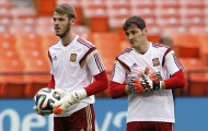 De Gea bị Casillas 'tẩy chay' khi cùng đến sân tập