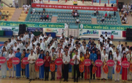 480 võ sĩ tranh tài tại giải vô địch trẻ Karatedo lần thứ 21