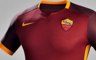 Totti làm mẫu, Roma ra mắt áo đấu 15/16 đẹp tinh tế