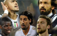 5 tiền vệ trung tâm 'siêu khủng' giá 7.8 triệu bảng của Juventus